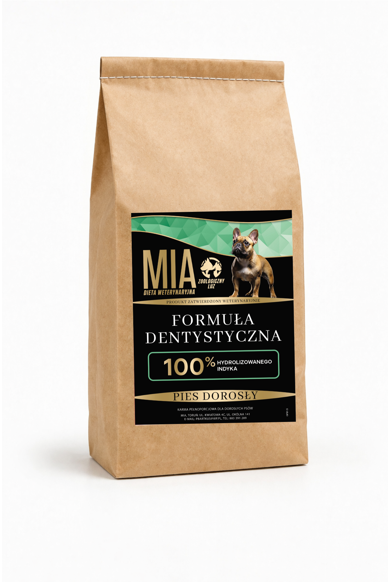 MIA Formuła Dentystyczna 100% Hydrolizowanego Indyka – karma dla psów dorosłych