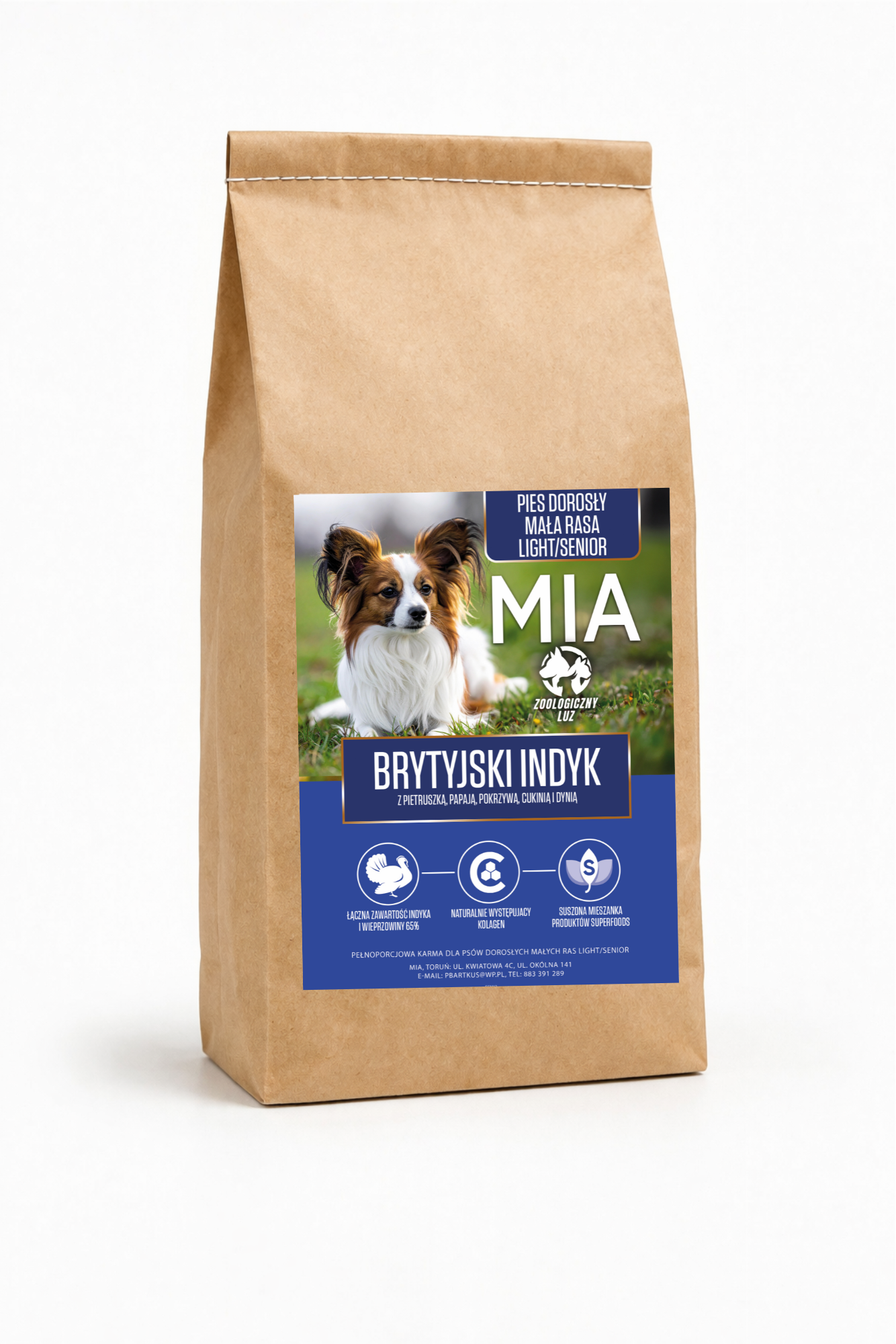 Karma dla psa MIA brytyjski indyk