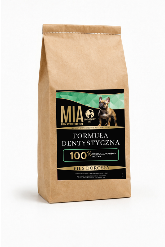 MIA Formuła Dentystyczna 100% Hydrolizowanego Indyka – karma dla psów dorosłych